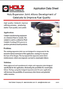 Holz Rubber Application Data Sheet Holz Expansion Joint Allows Development of Catalysts to Improve Fuel Quality