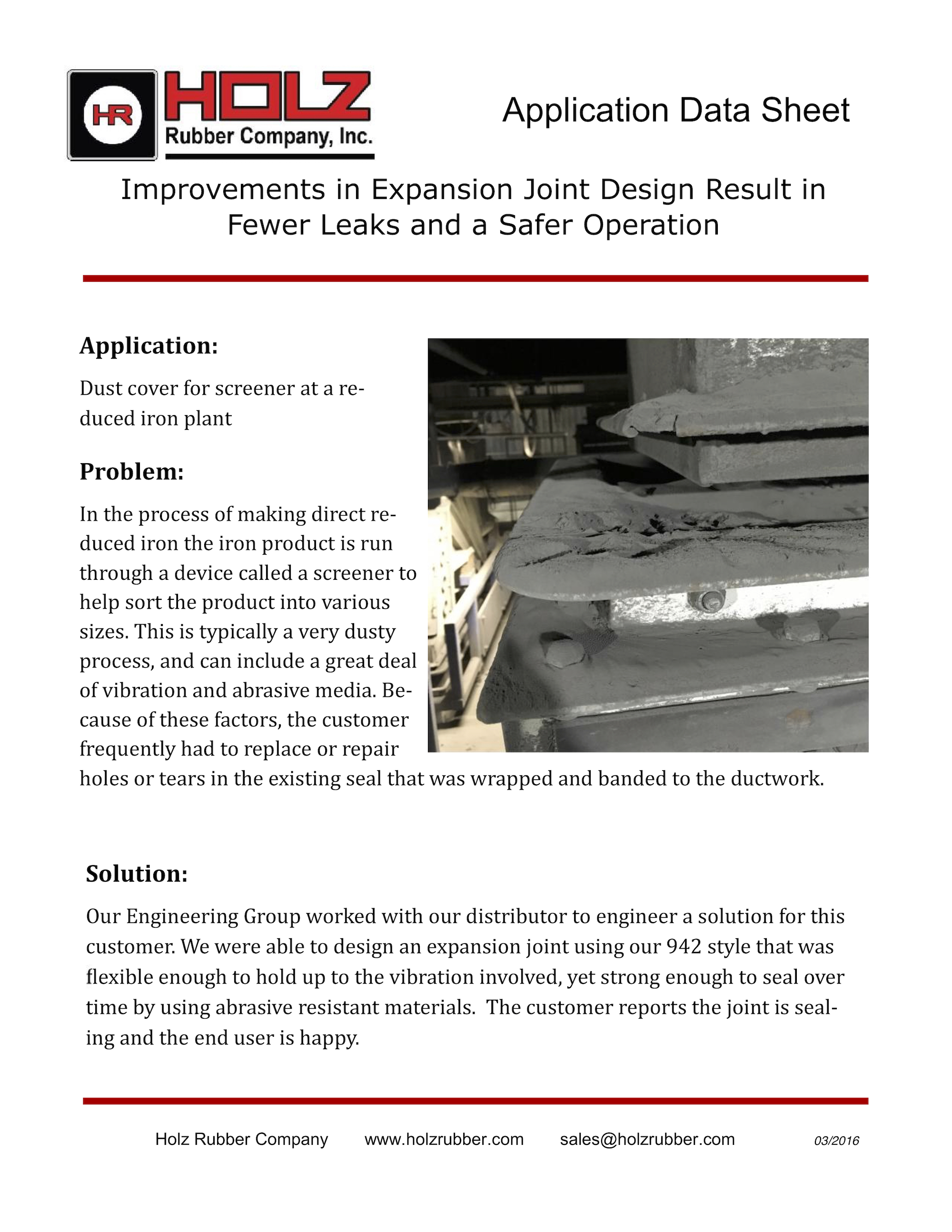 Improvements in Expansion Joint Design Result in Fewer Leaks and a Safer Operation