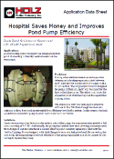 Holz Rubber Application Data Sheet Hospital Saves Money and Improves Pond Pump Efficiency