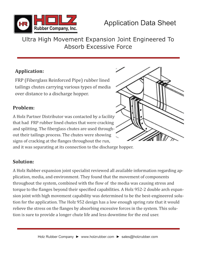 Ultra High Movement Expansion Joint Engineered To Absorb Excessive Force